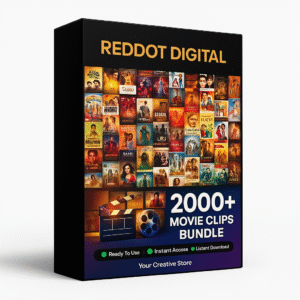 1500+ Movie Clips Bundle | Copyright-Free | Instant Download